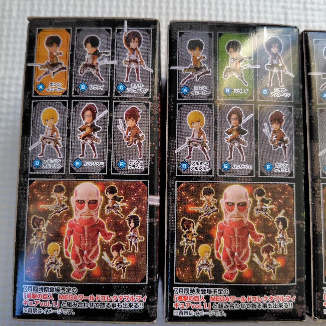 進撃の巨人　ワールドコレクタブルフィギュアVol.1全6種