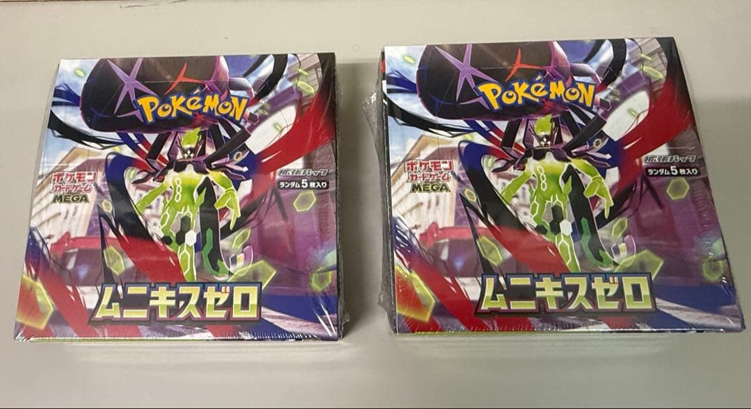 ポケモンカードムニキスゼロ 2box＆メガエルレイドex スペシャルカード