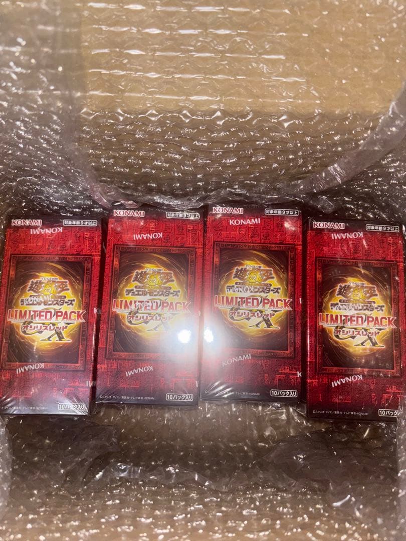 遊戯王 OCG LIMITED PACKオシリスレッド 未開封ボックス8箱