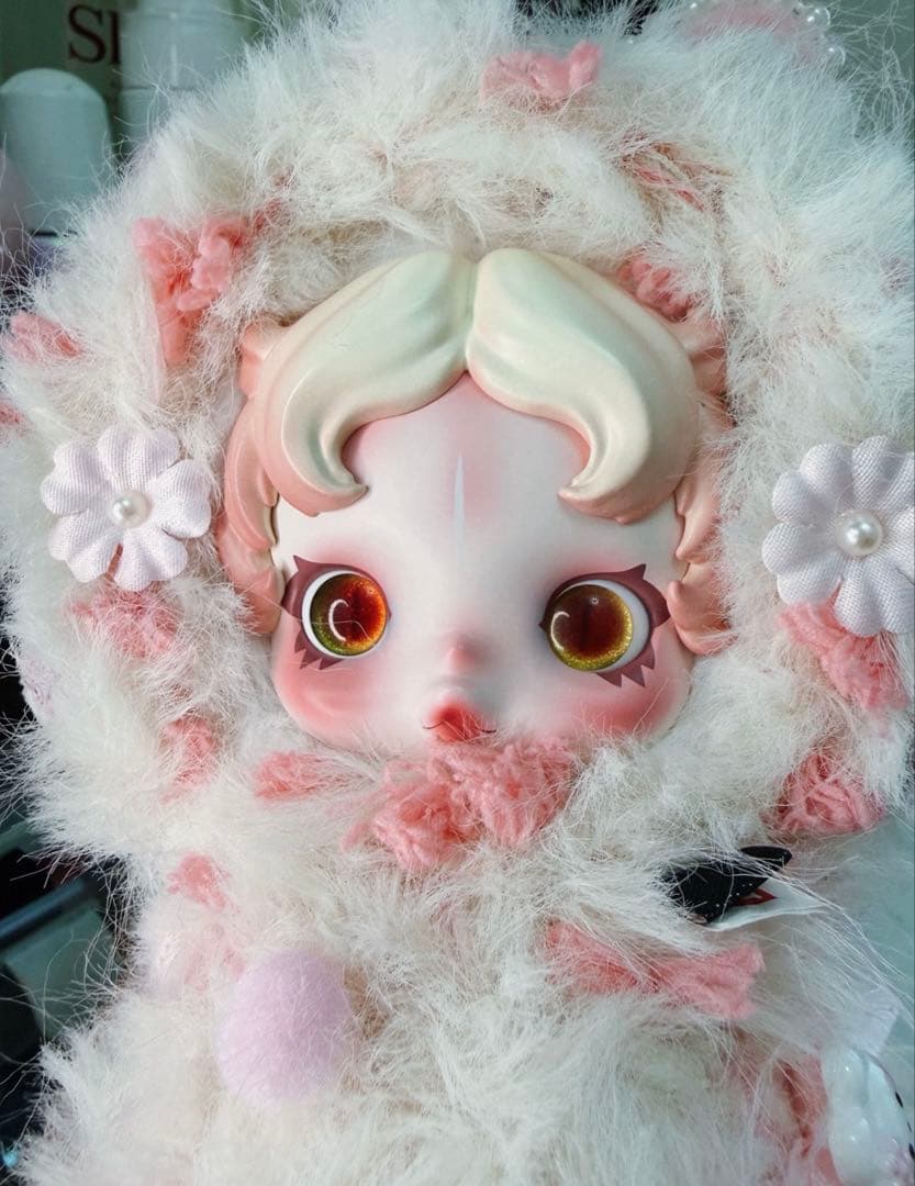 75番」 ポップマート スカルパンダ ぬいぐるみ 着せ替え服 ネコちゃん