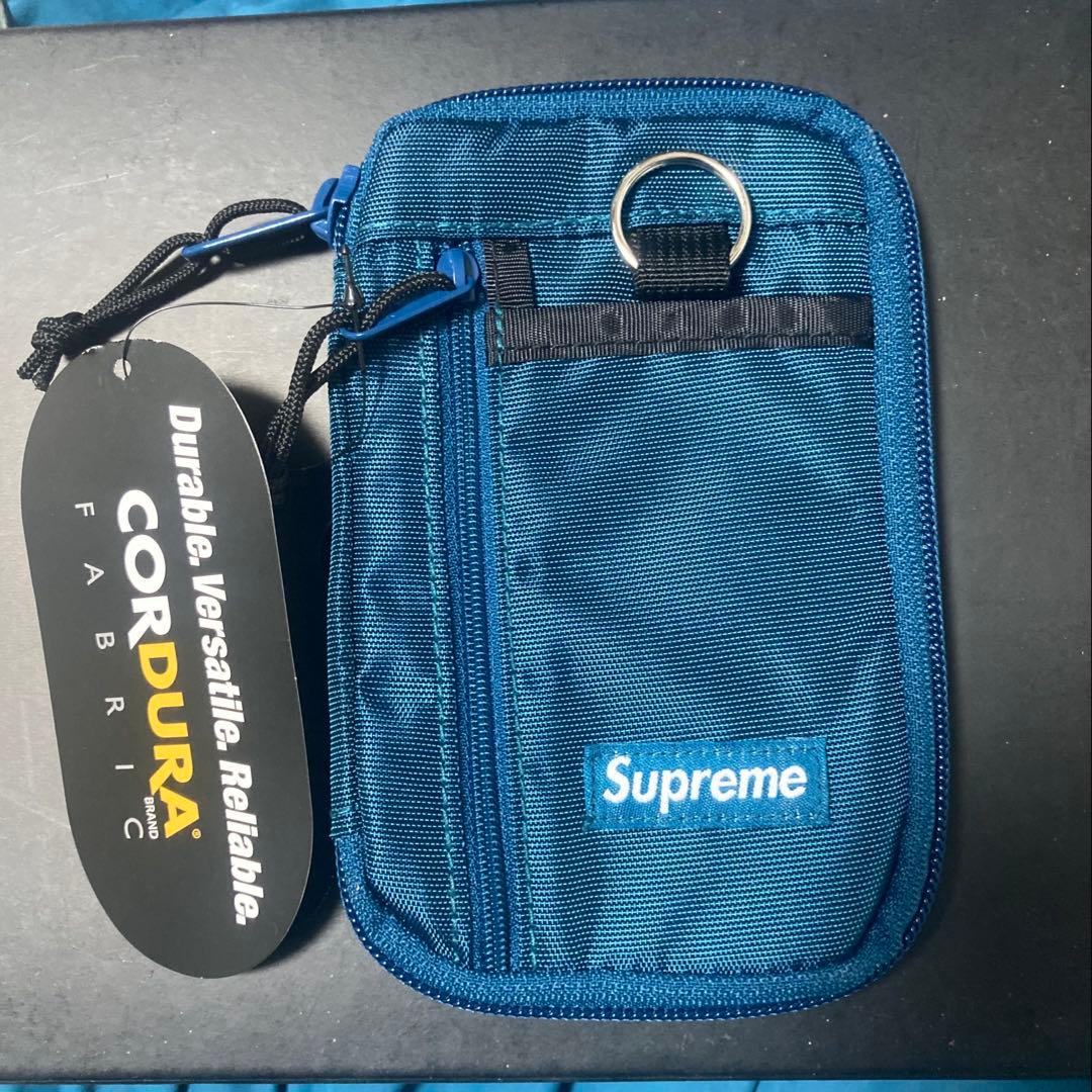 新品未使用★Supreme★Small Zip Pouch★Dark Teal Small Zip Pouch - fall/winter 2019 - SupremeCommunity