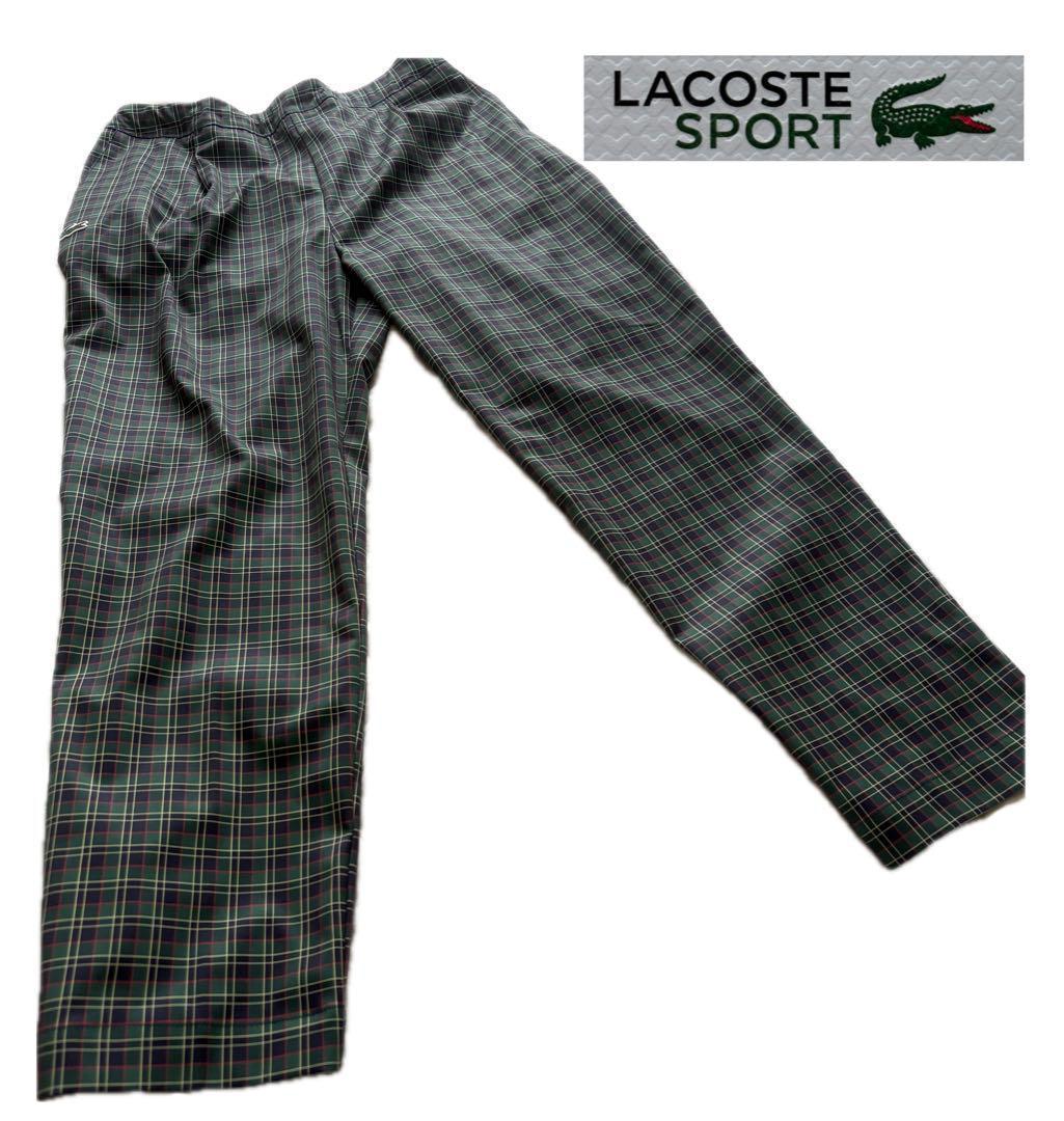 新品 タグ付 ラコステ ゴルフ パンツ チェック柄 レディース XL ◎ クロップドストレッチゴルフパンツ HF7464 - ラコステ（LACOSTE）公式