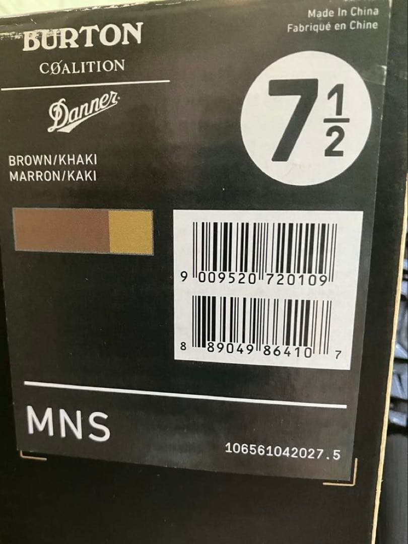 バートン　ダナーコラボ　スノーシューズ　25.5cm