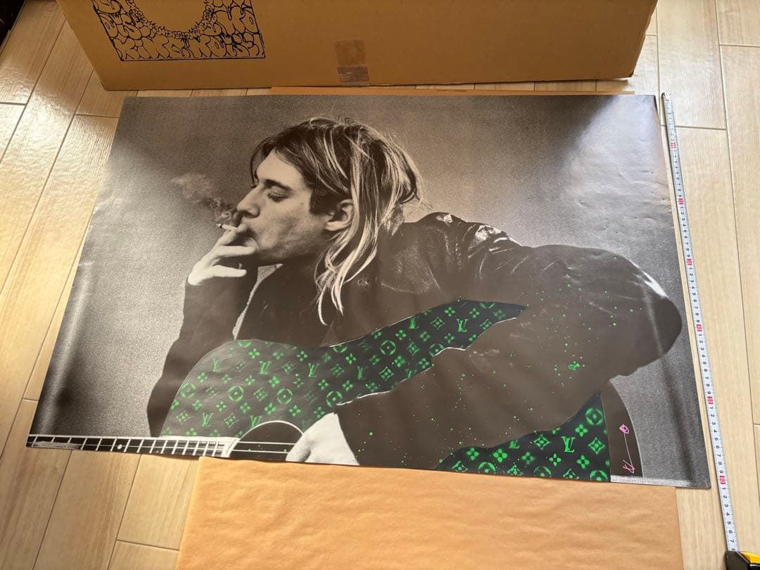 【新品】 ニルヴァーナ　カートコバーン ポスター　VUITTON