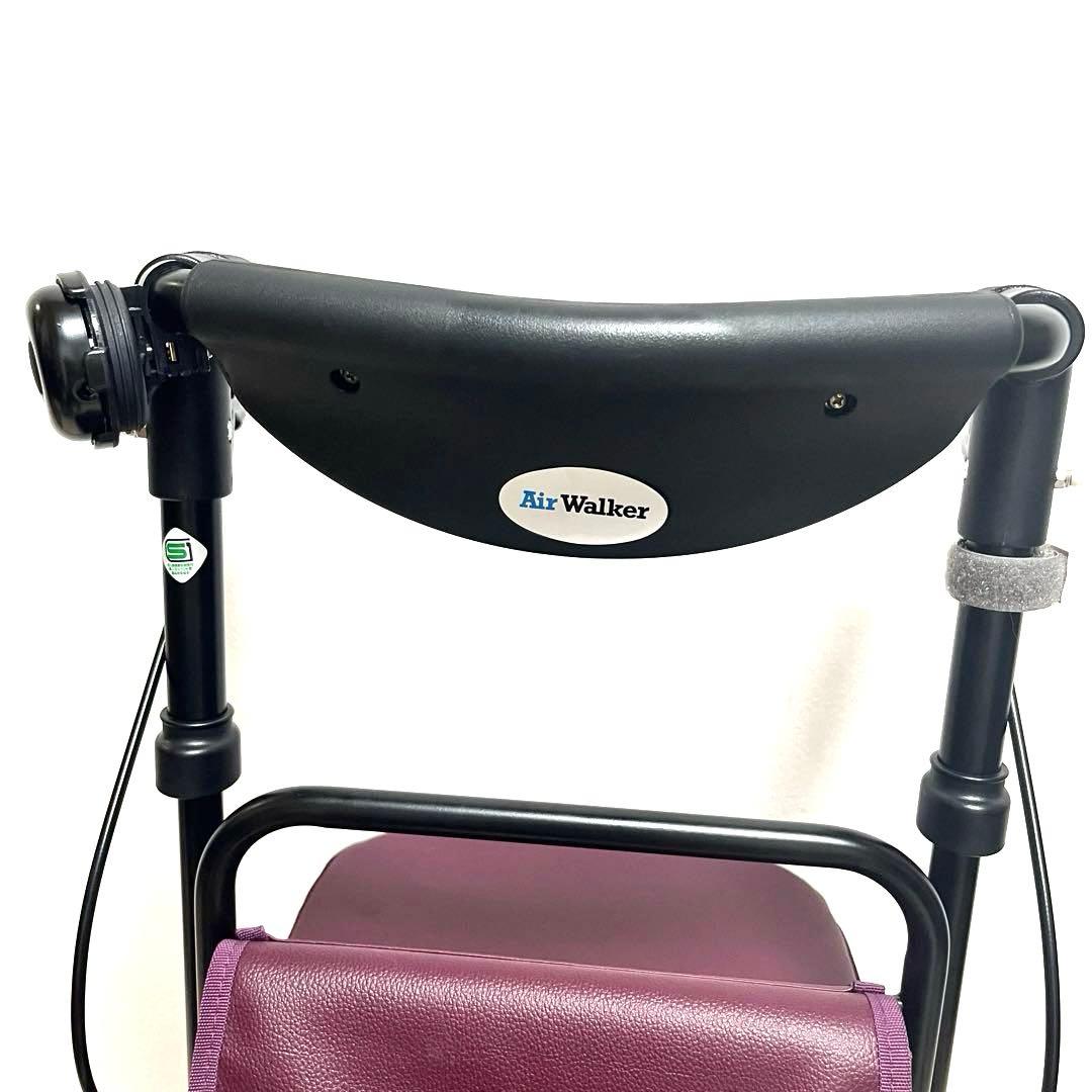 美品 島製作所 Air Walker シルバーカー 歩行器 エアウォーカー - メルカリ