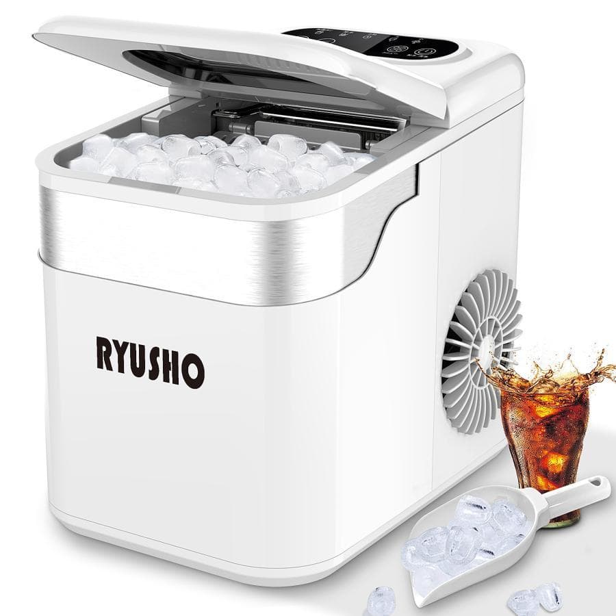 製氷機 製氷機家庭用 小型高速製氷機 コンパクト自動製氷機 最短6分(ホワイト) 製氷機 製氷機家庭用 小型高速製氷機 コンパクト自動製氷機 最短6分で