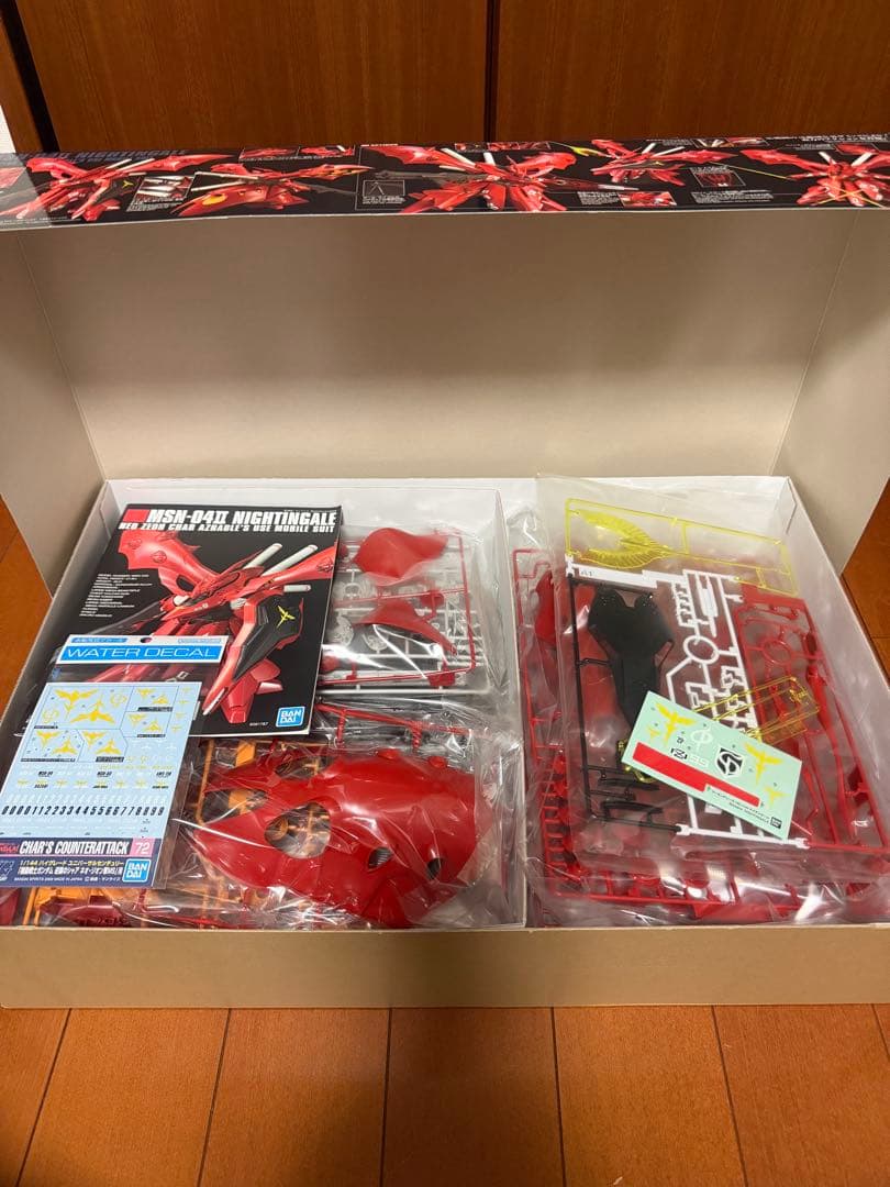 HGナイチンゲール HGナイチンゲールクリアカラー RGハイニューガンダム