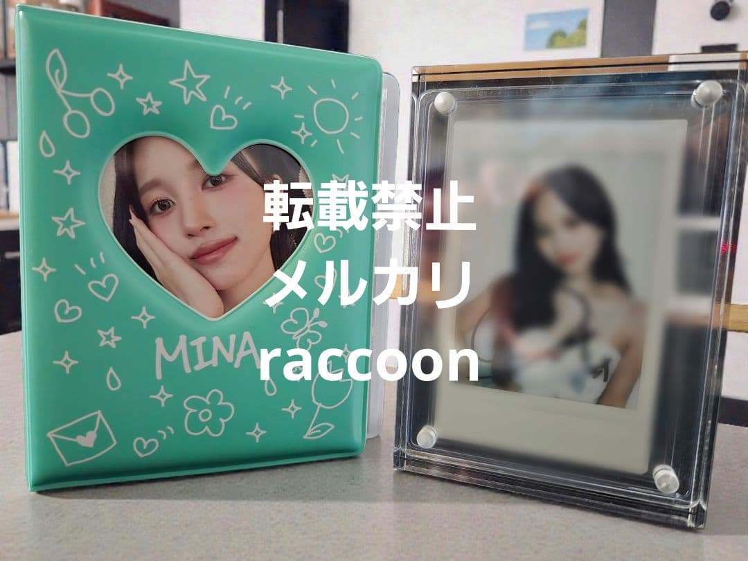 TWICE ミナ MINA 直筆サイン入りチェキ 6周年FC会員限定品 当選証付