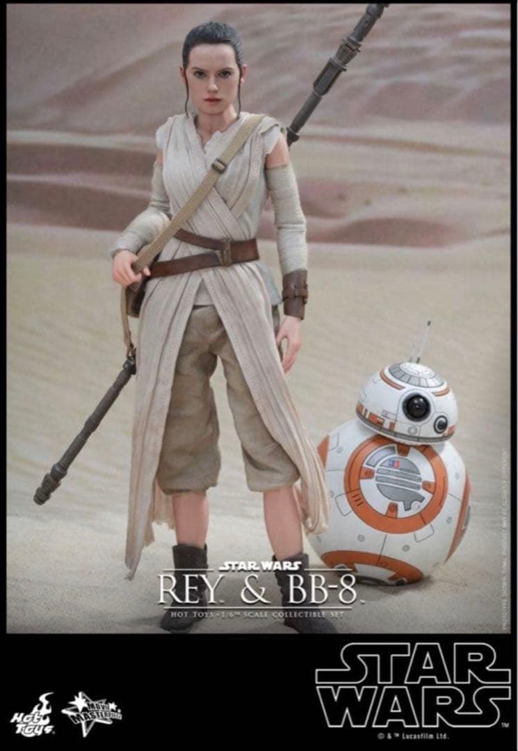 【新品】 『スター・ウォーズ／フォースの覚醒』レイ＆ＢＢ-８（２体セット）