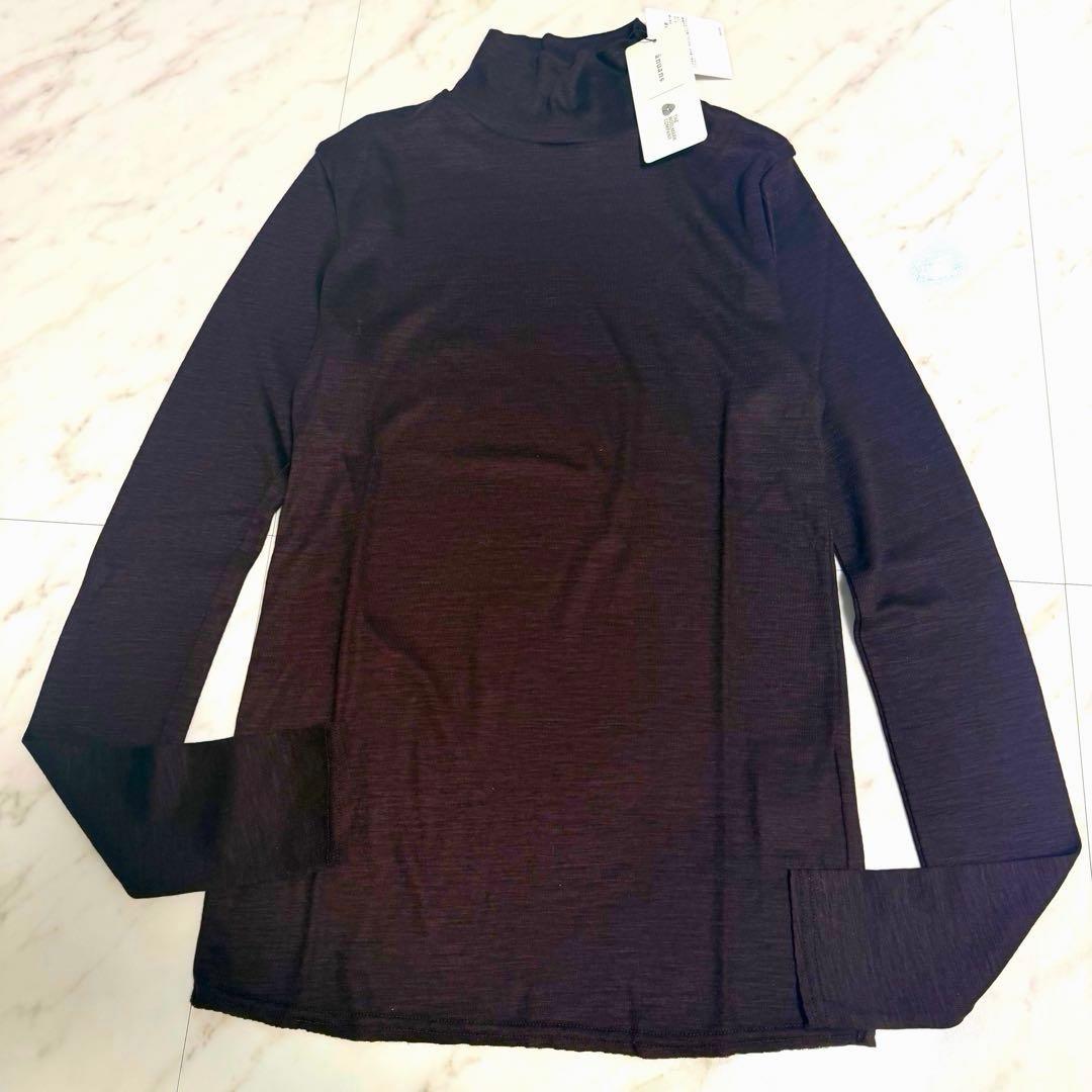 【新品タグ付き】完売品✨️アニュアンス シアーウール タートルネックカットトップス アニュアンス anuans シアーウールタートルネックカットトップス