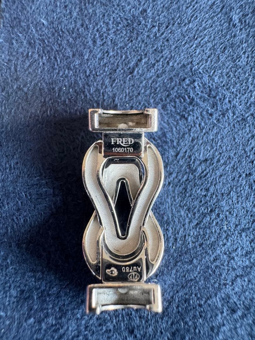FRED エイトデグリーゼロ ハーフダイヤ ホワイトゴールド - メルカリ