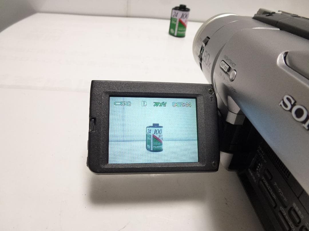 希少 動作品 SONY ソニービデオカメラ DCR-TRV735 8mmテープ - メルカリ