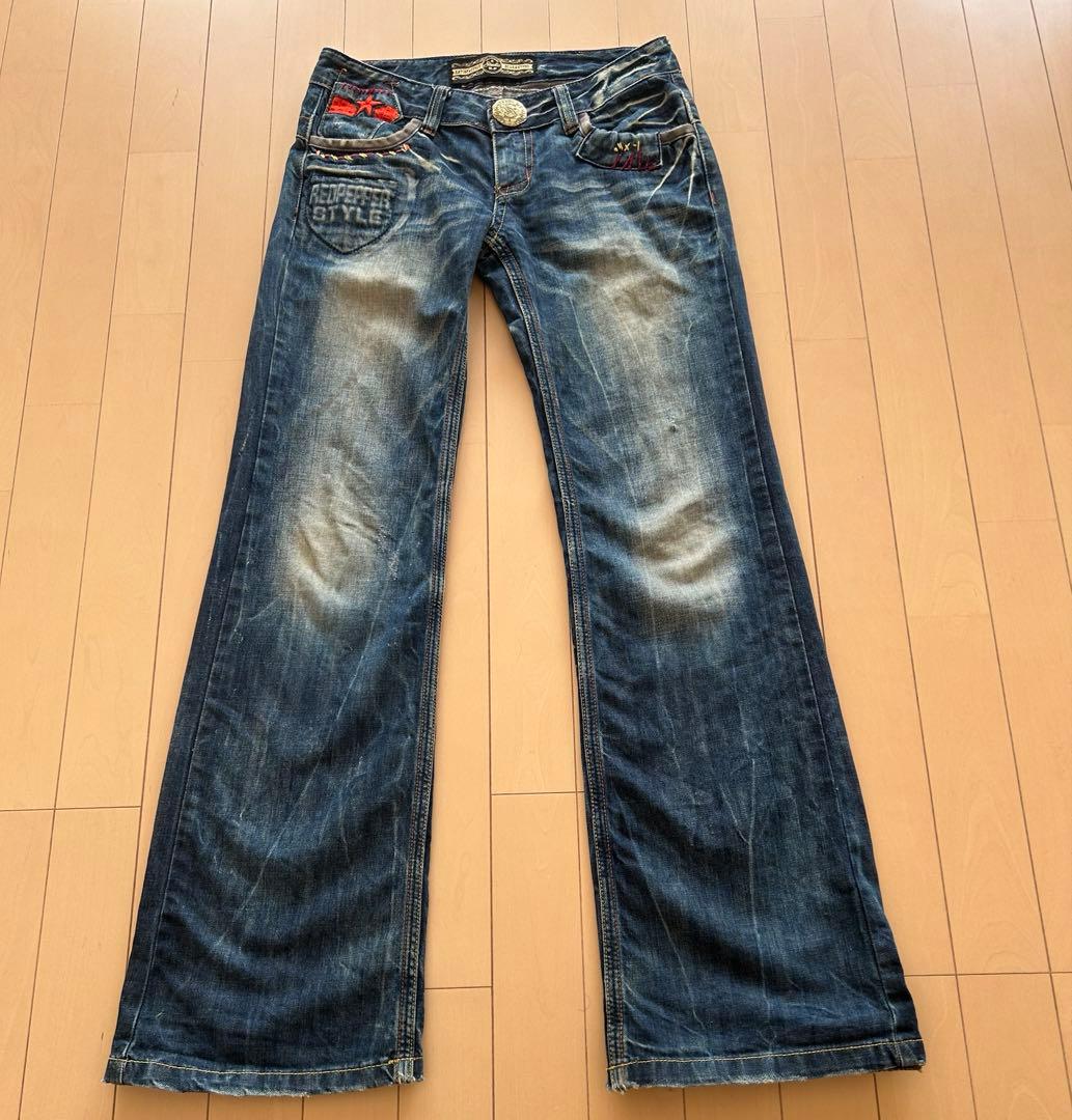 STUDIO R.P&DENIM フレアデニム 28 REDPEPPER y2k - メルカリ