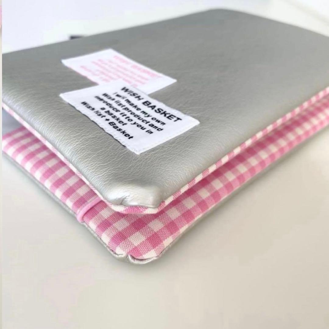 早い者勝 韓国 バインダー カバー 貯金 現金管理 シルバー ピンク