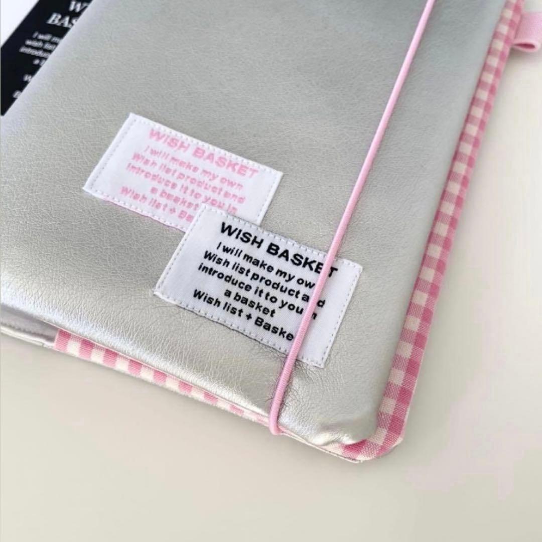 早い者勝 韓国 バインダー カバー 貯金 現金管理 シルバー ピンク