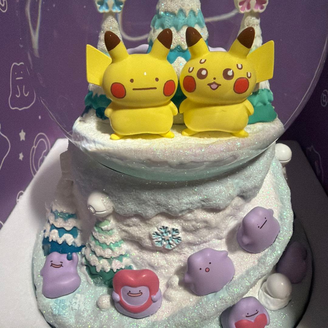 韓国公式 ポケモン メタモン スノードーム スノーボール 限定グッズ