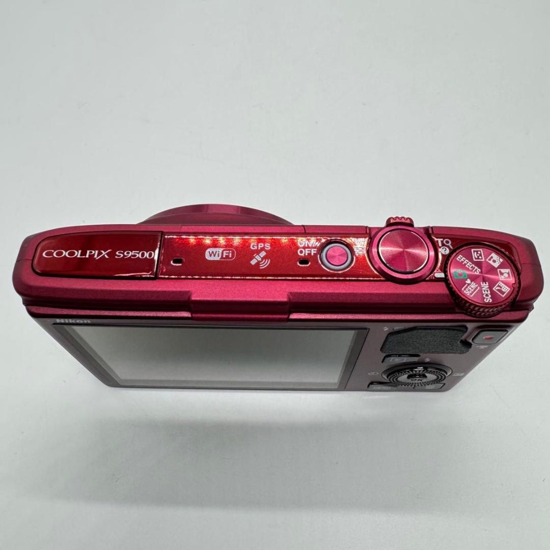 Nikon COOLPIX S9500 レッド コンパクトデジタルカメラ