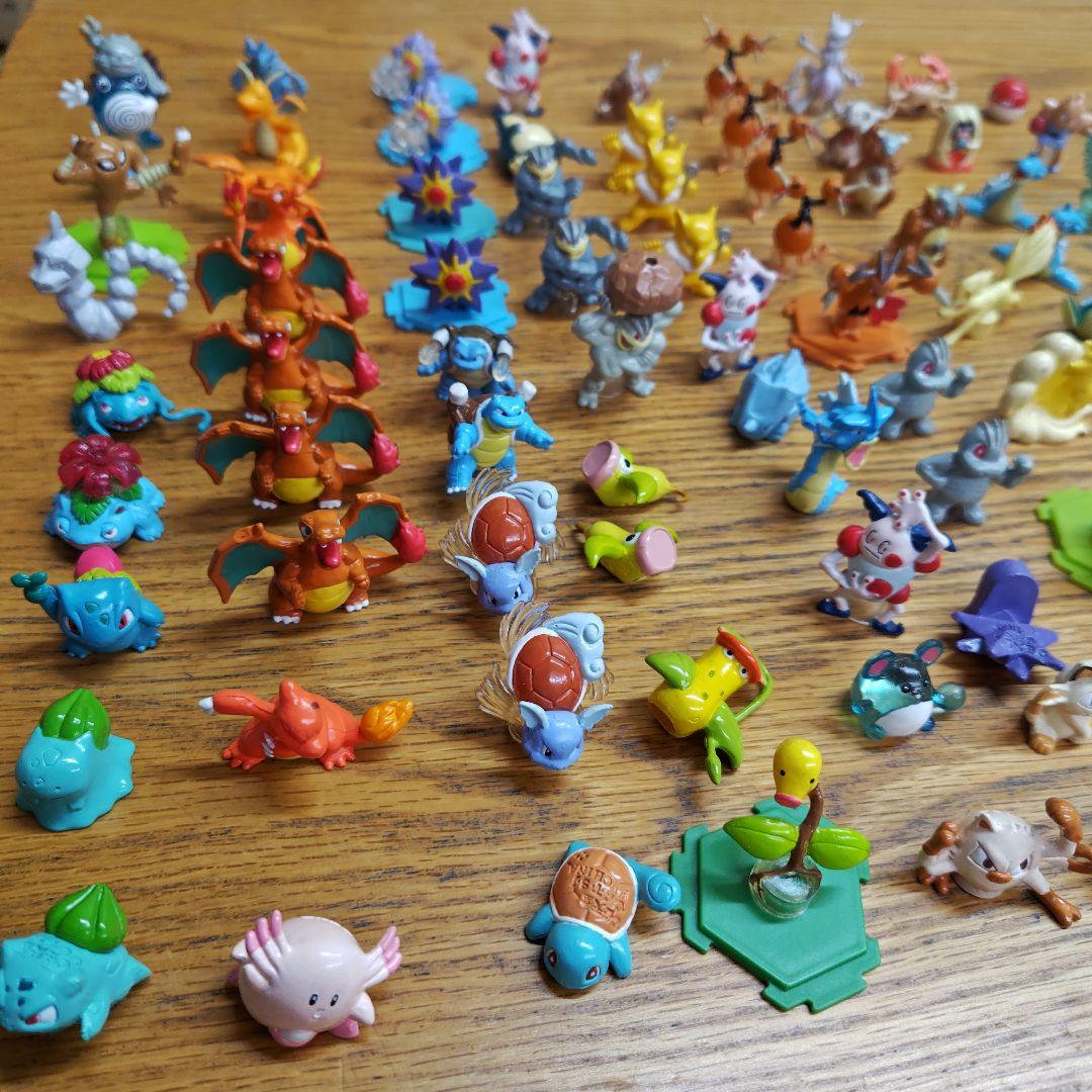 ポケモンフィギュアセット 彩色140体　無塗装22体