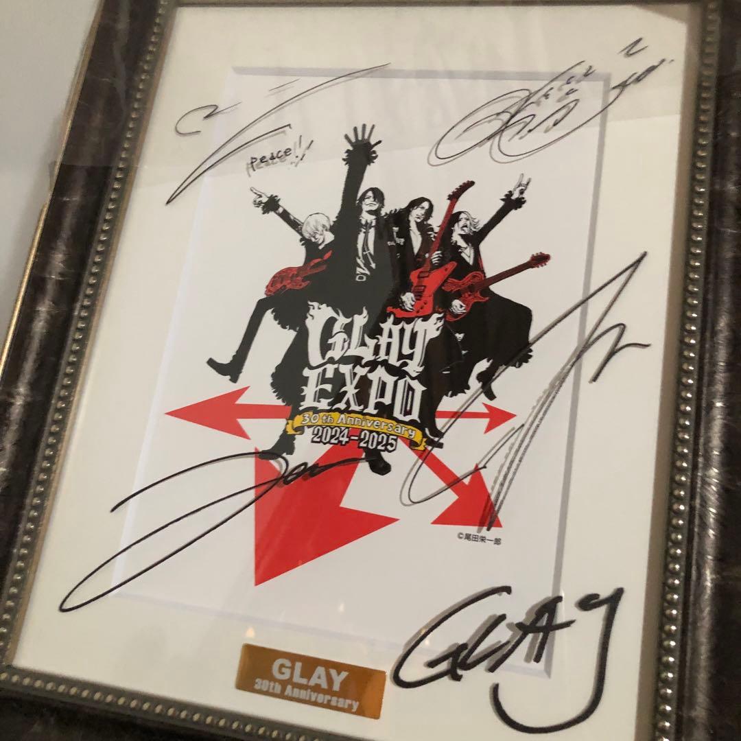 GLAY 30周年記念 キャラファイン 複製サイン入り 複製原画 尾田栄一郎