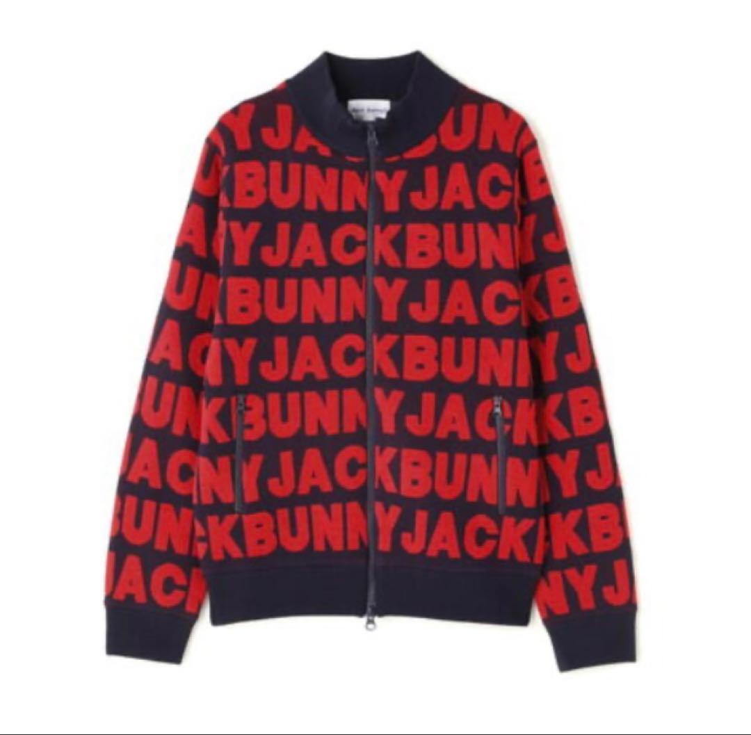 新品 パーリーゲイツ ジャックバニー ロゴジャガード防風裏地ブルゾン