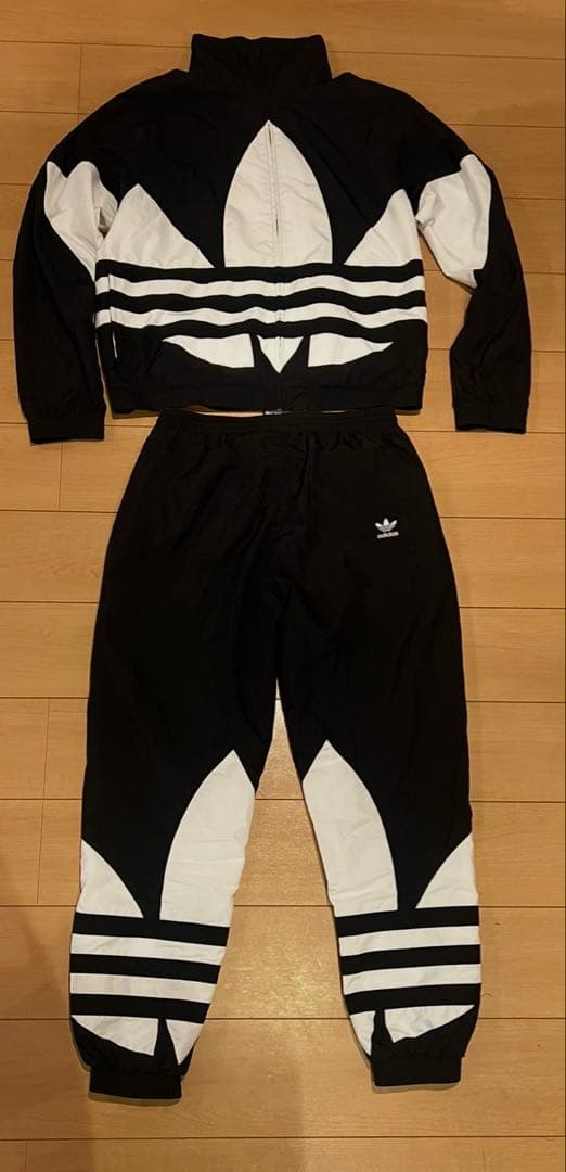 adidas ジャージ上下セット ブラック/ホワイト adidas（アディダス） ジャージ レディース 上下 セットアップ