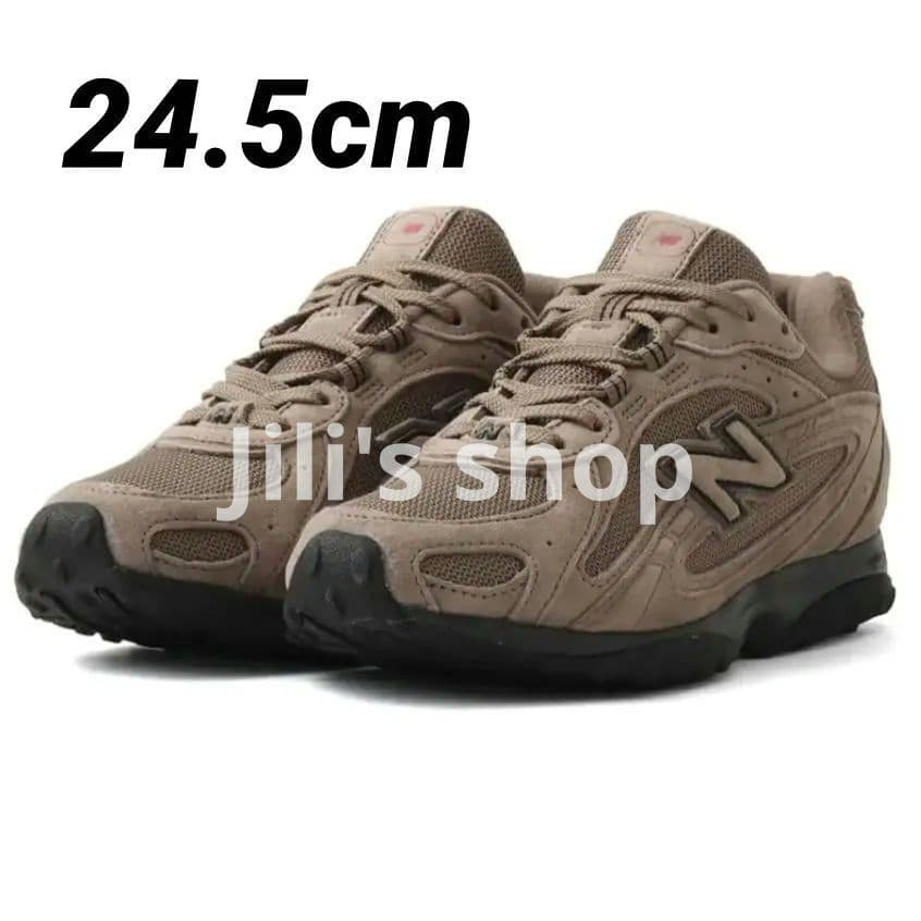 完売商品】ニューバランス スニーカー U204L3K9 ブラウン 24.5cm