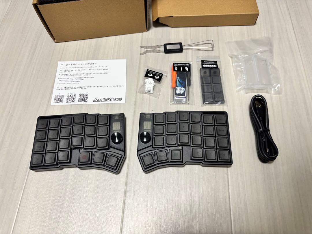 Cornix LP New Black JezailFunder 分割キーボード - メルカリ