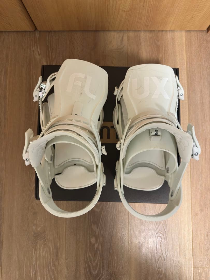 23-24 FLUX CV ビンディング ホワイト M フラックス(FLUX) スノーボード ビンディング シーブイ CV 【23-24
