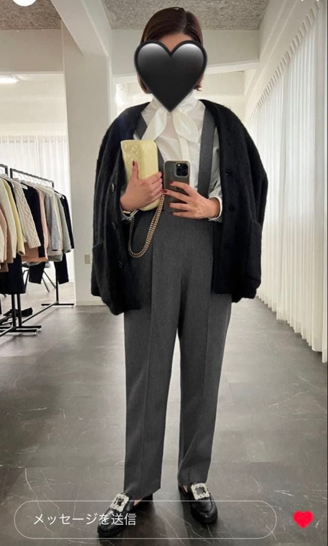 【新品未使用】OHGA サロペット M libelle more（リベル モア） サロペット オーバーオール ポケット付き