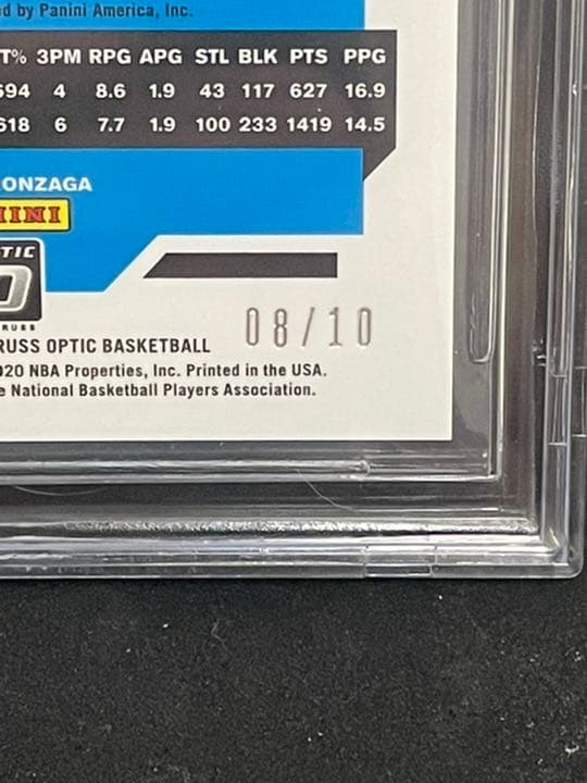 Panini Brandon Clarke RC Gold auto/10 鑑定