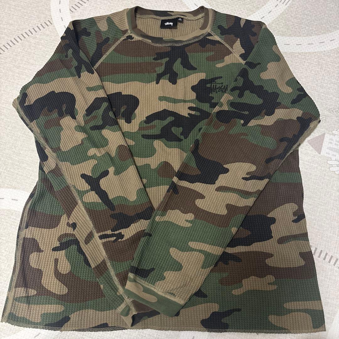 BASIC STUSSY THERMAL WOODLAND CAMO XLサイズ - メルカリ
