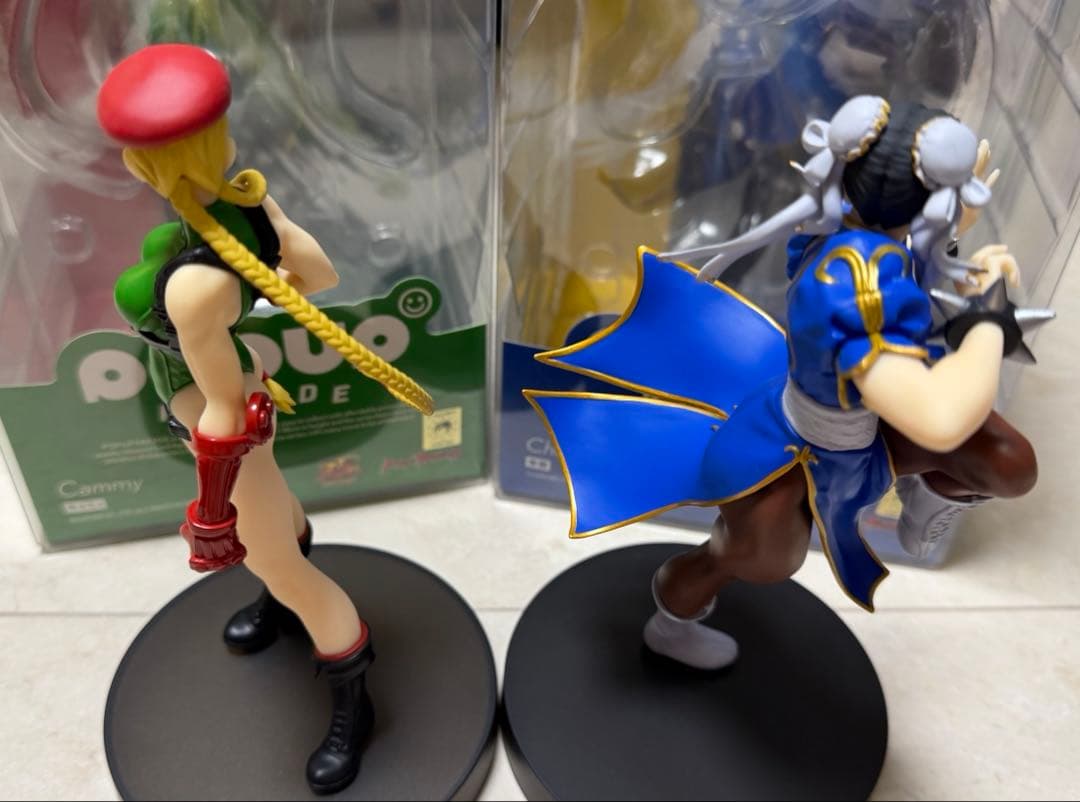 春麗＆キャミィ フィギュア POP UP PARADE 開封済 美品 箱あり