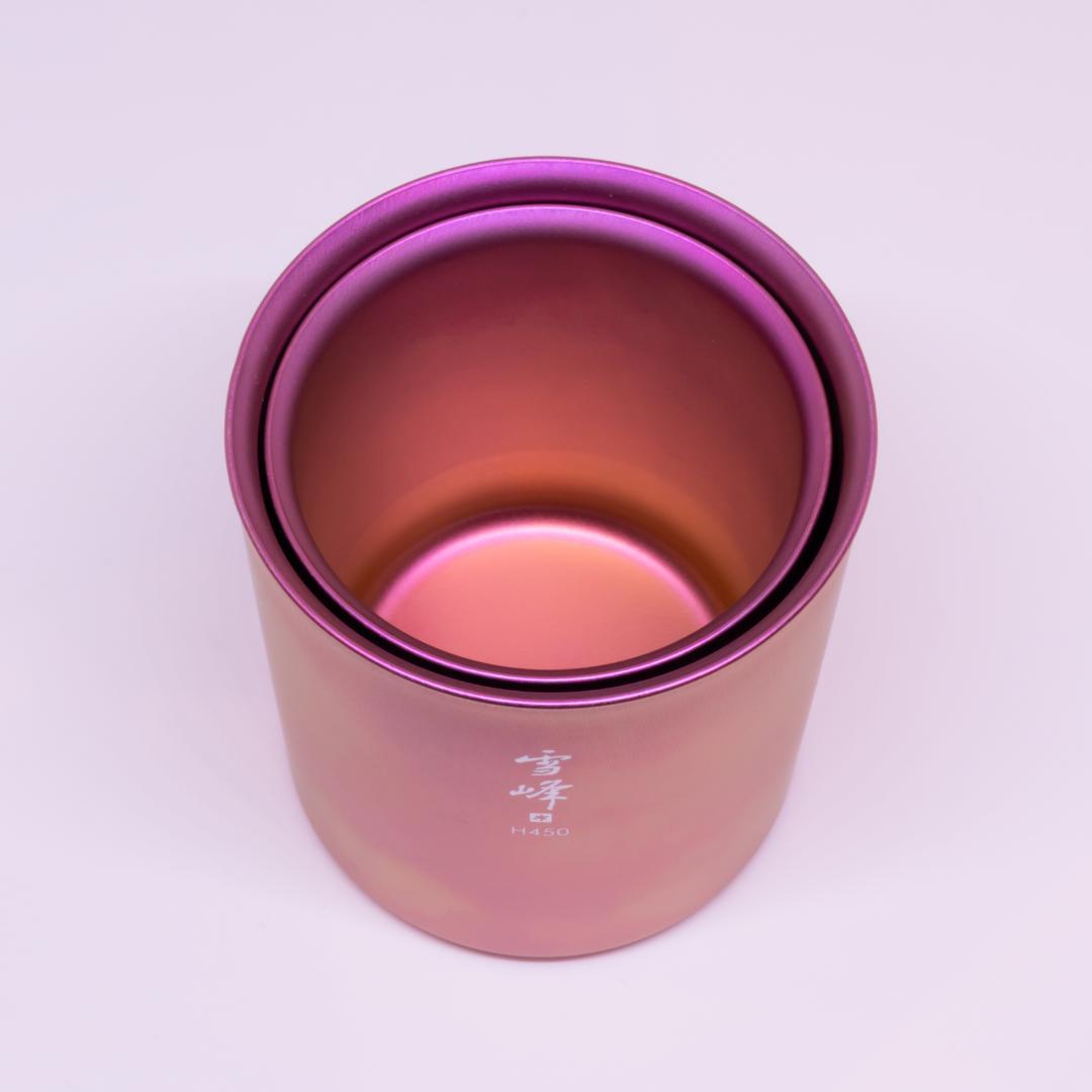 スノーピーク スタッキングマグ原宿限定ピンク雪峰 H450 H300 2個