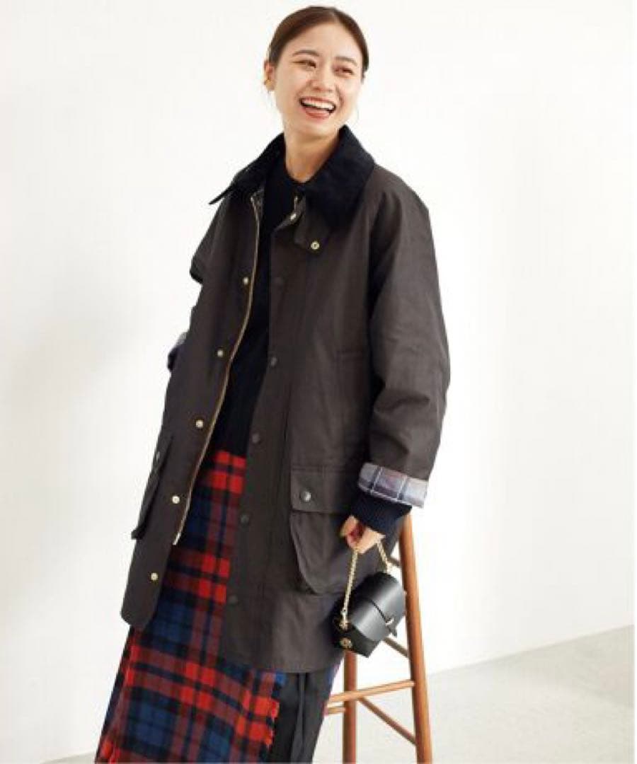 バブアー オーバーサイズコート 38 セージ