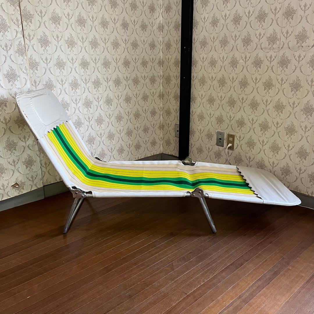 アンティーク】昭和レトロ レトロポップ サマーベッド ボンボンベッド