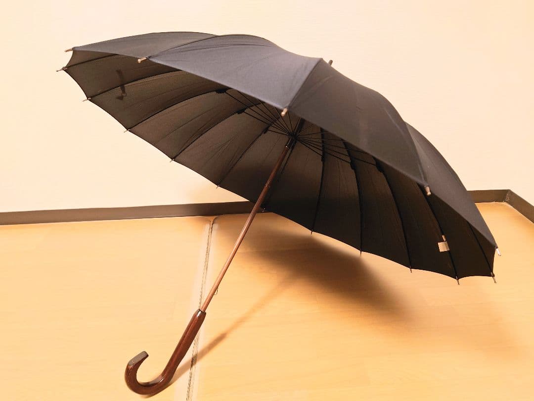 大阪 傘工房えいきち 長傘 16本骨 60cm 楽天市場】長傘 16本骨傘 58cm超軽量16本骨傘 江戸 SMV-41471/SMV