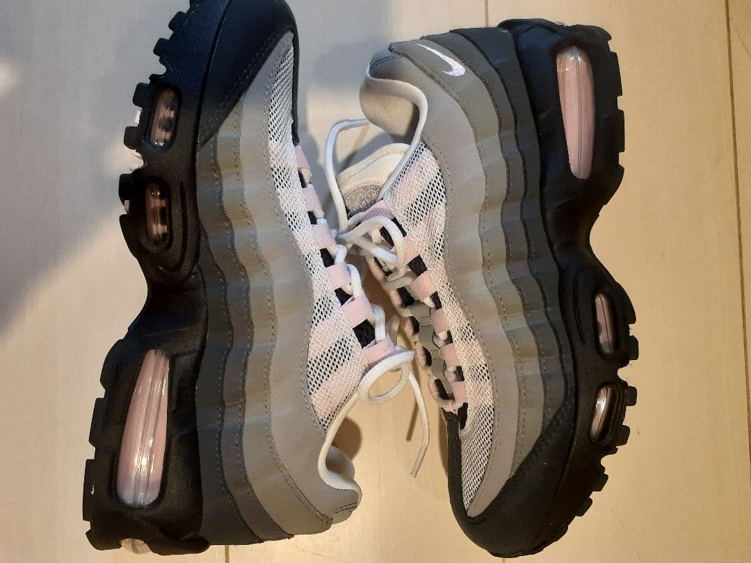 砂糖てり焼き様 ナイキ エアマックス95 OG BLACK /PINK 24cm - メルカリ