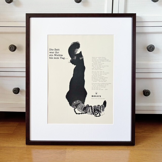 入手困難！1959 広告＞Rolex ロレックス ポスター ヴィンテージ アート