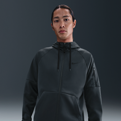 Nike Therma-FIT Men's Full-Zip Fitness Hoodie. Nike ID