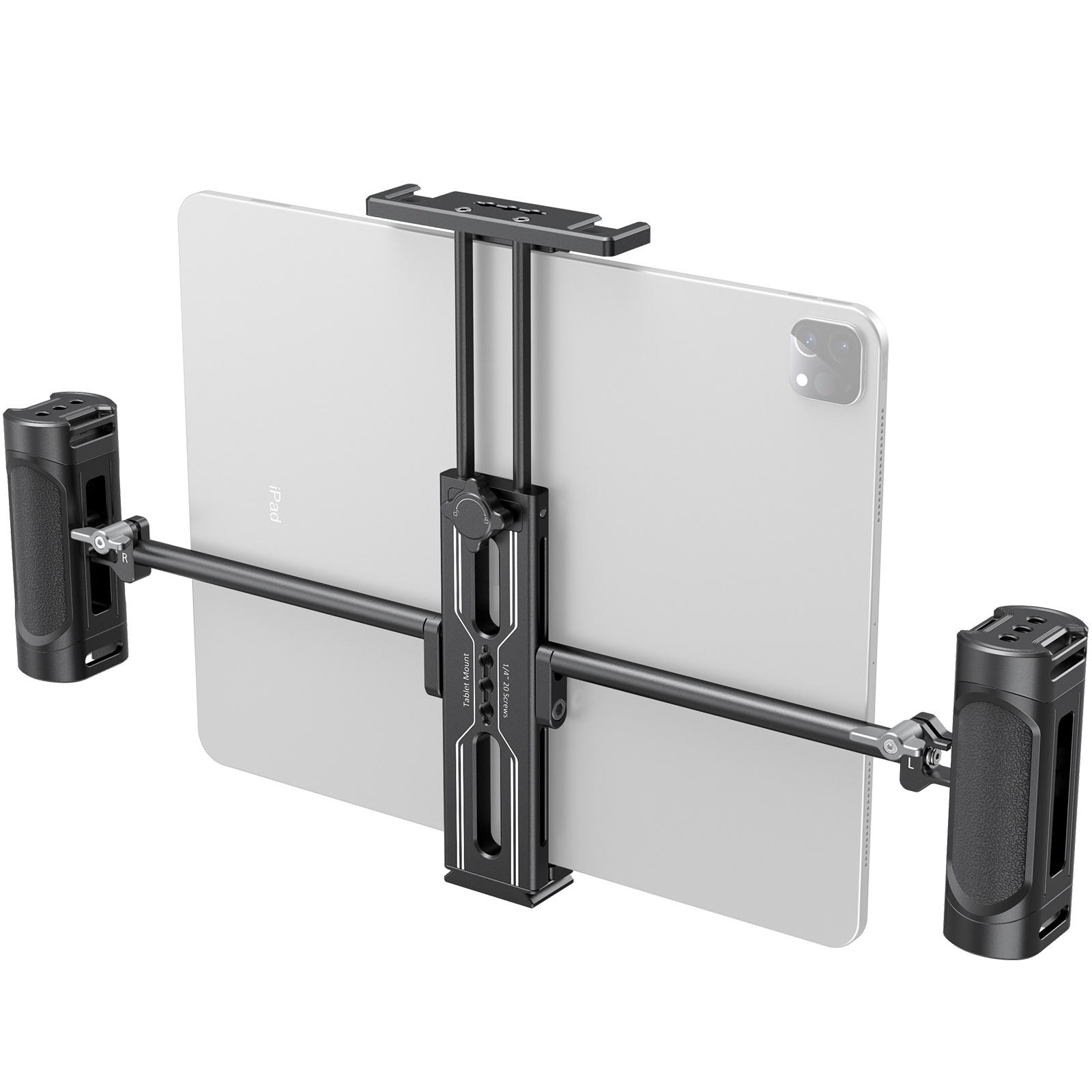 Universal Tablet Mount | Dual Handgrips | Arca-Swiss Tripod