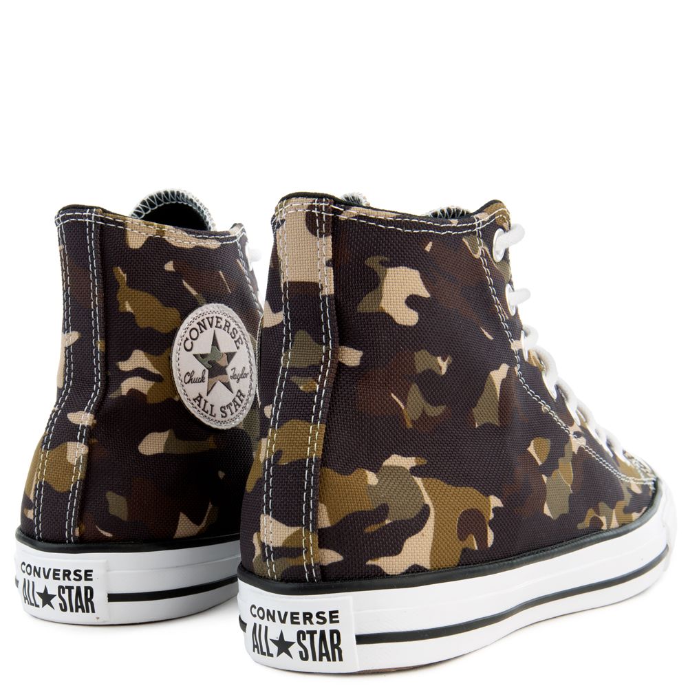 CONVERSE Chuck Taylor All Star Hi Allover Camo 165915C - Shiekh