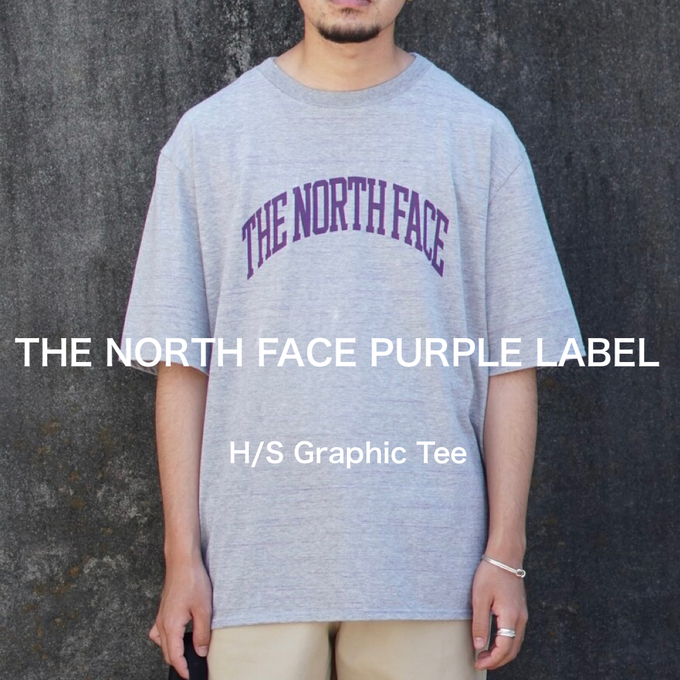 THE NORTH FACE PURPLE LABEL】～カレッジロゴが魅力のグラフィックT
