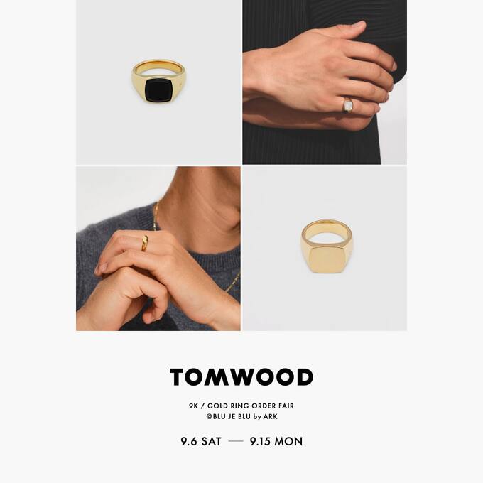 TOMWOOD 9K ゴールドリング受注会開催！特別な輝きをあなたに