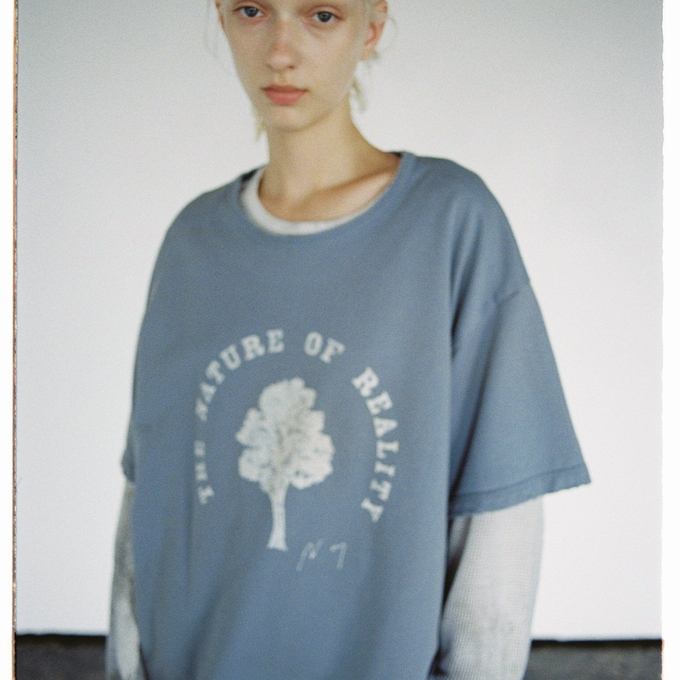 ANCELLM（アンセルム）＞ブランドらしいエイジングが魅力のTシャツ