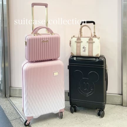 ピンクグラデーションキャリーケース（32L）(FREE ピンク