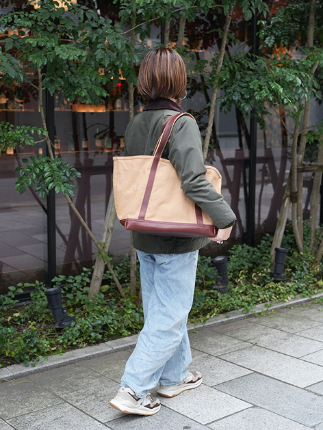 AGING CANVAS BASIC TOTE ベーシックトート | evergreen works online