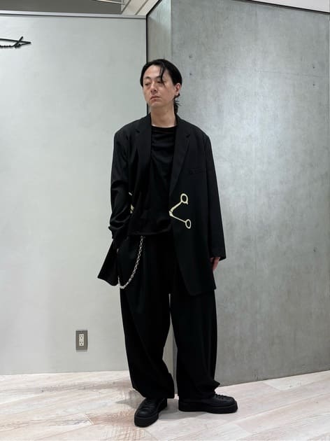 Y's for men × MASSES】SILVER 925 BRACELET(FREE SIZE Black): Y's