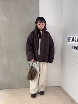 WEB限定】ナイロン パデッド モンスターブルゾン はっ水