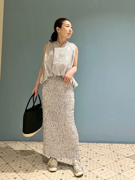 Poplin Foil Print Balloon Top | Pasand by ne Quittez pas | パサン