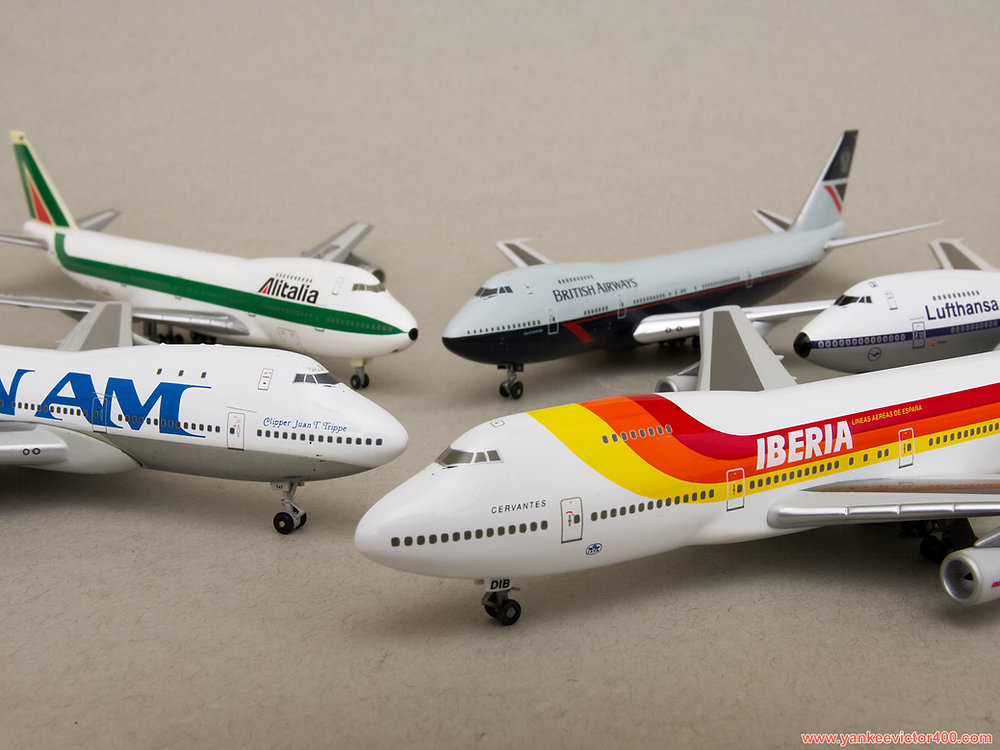 A Poor Man's Classic 747 Collection in 1:400 Scale